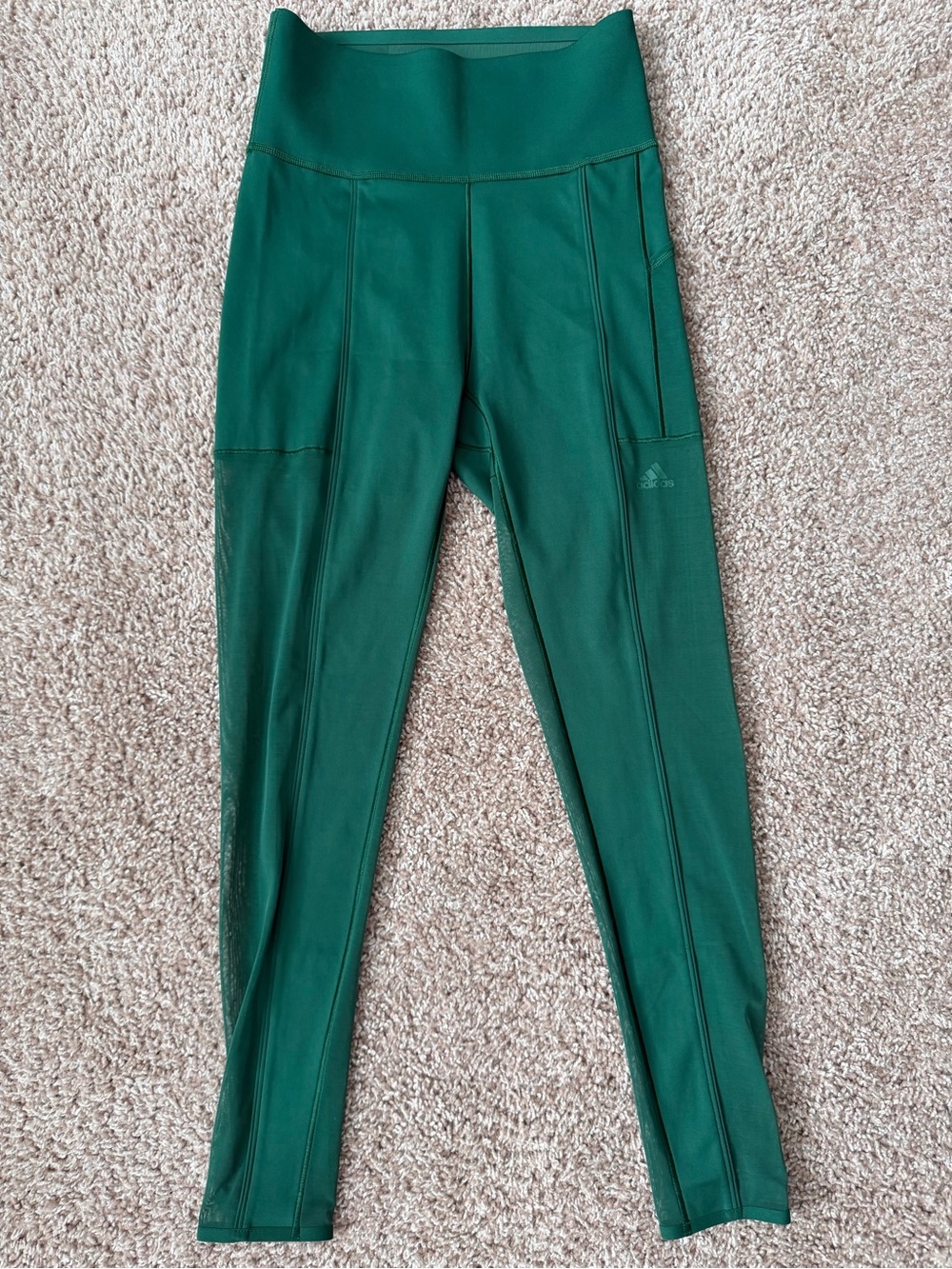 IVY PARK X Adidas Forest Green High-Waist Leggings
